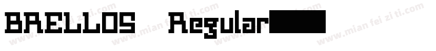 BRELLOS Regular字体转换